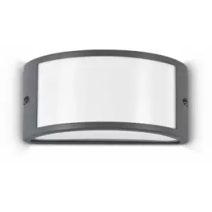 image of 01-ideal Lux - Anthracite REX-1 wall light 1 bulb