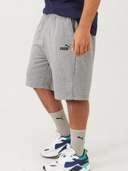 image of Puma Plus Size Mens Essentials Sweat Shorts - Grey