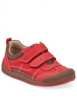 Image of Start-rite Boys Tickle Strap Shoe - Red Nubuck, Size 9.5 Younger