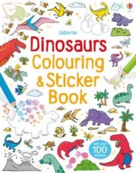 Image of Dinosaurs Sticker and Colouring Book by Sam Taplin Book