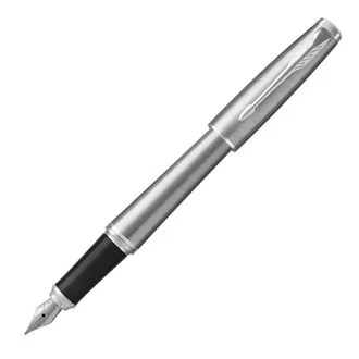 image of Parker Urban Metro Metallic Chrome Trim Fountain Pen - Medium Nib