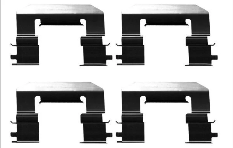 Image of Brake pad fitting kit TEXTAR 82542500