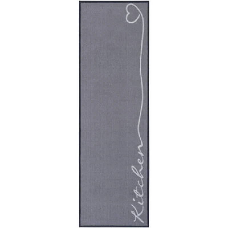 Image of The Rugs Washable Kitchen Runner Rug And Runner Non Slip Polyamide Floor Mat In Grey