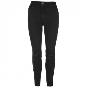 image of Abrand High Skinny Jeans - Buster Black