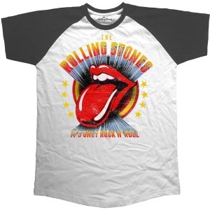 Image of The Rolling Stones - It's Only Rock 'n Roll Unisex XX-Large T-Shirt - Black,White