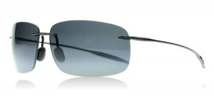 image of Maui Jim Breakwall Sunglasses Gloss Black MJ422 Polariserade 63mm