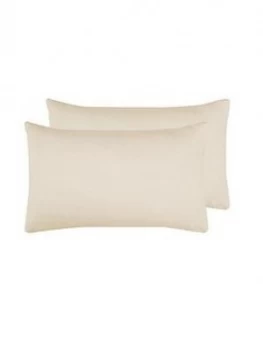 Image of Silentnight 180 Thread Count Pure Cotton Standard Pillowcases (Pair)