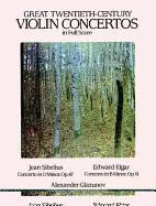 Image of great twentieth century violin concertos in full score