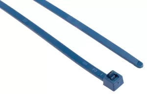 image of Cable tie 200 mm Blue Detectable HellermannTyton 1