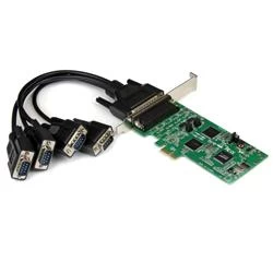 image of StarTech.com 4 Port PCI Express PCIe Serial Combo Card - 2 x RS232 2 x RS422 / RS485