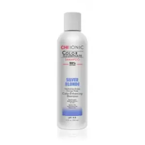 image of CHI Ionic Color Illuminate Silver Blonde Shampoo 355ml