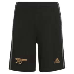 image of 2022-2023 Arsenal Away Shorts (Black) - Kids