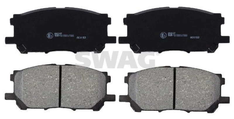 Image of Brake pad set SWAG 33 10 5208