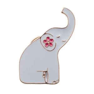 image of Sass & Belle Mandala Elephant Enamel Pin Badge