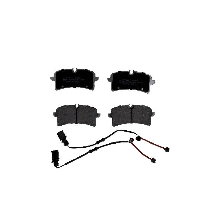 Image of ASHIKA 51-00-0928 Brake pad set Rear Axle, incl. wear warning contact Brake Pad Set,disc brake (402)