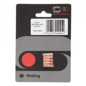 Image of SIP 04045 5x 0.8mm SIP15 MIG Welding Tips
