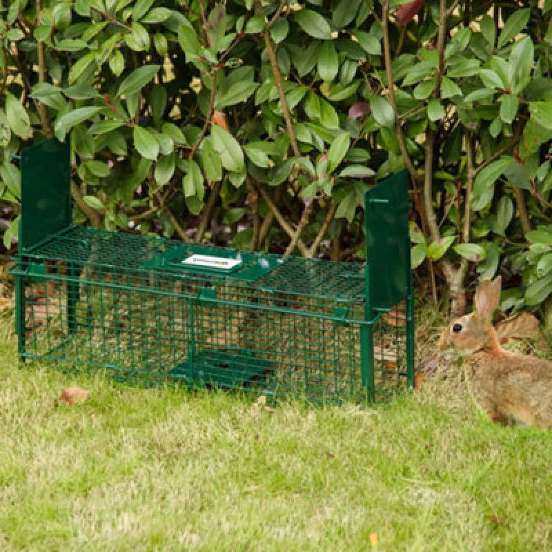 Image of Outsunny Humane Mouse Trap With Double Doors For Indoors