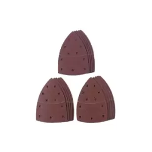 Set of 15 EINHELL abrasives for triangular sander - 15x10mm - Grit 60-K120-K180 - 49496174