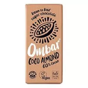 image of Ombar Coco Almond Raw Chocolate 70g