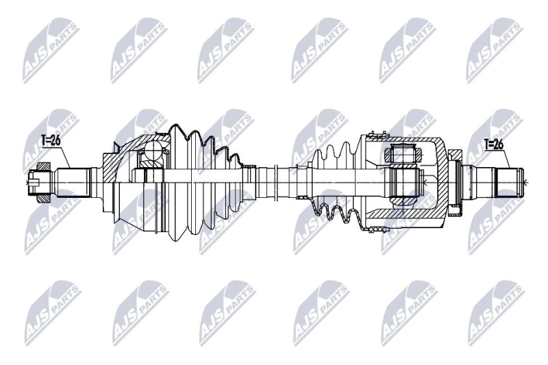 Image of NTY Drive shaft NTY NPW-BM-206
