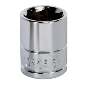 image of Siegen WallDrive Socket 16mm 3/8" Square Drive