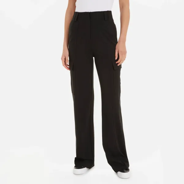 Image of Calvin Klein Jeans Milano Wide Leg Jersey Cargo Pants - L