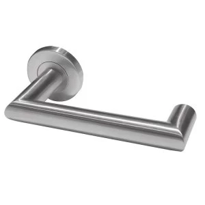 Image of Jedo Carina Door Handle on Round Rose