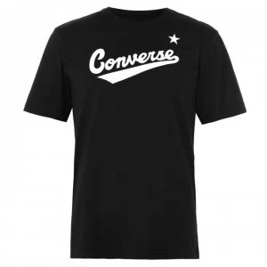 image of Converse Nova Logo T Shirt - Black