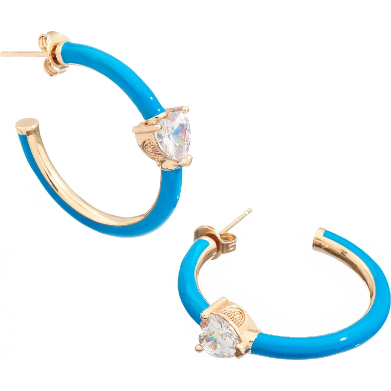 Image of Chiara Ferragni Womens J19AVI20 Pair Of Earrings in Blue Blue Female One Size