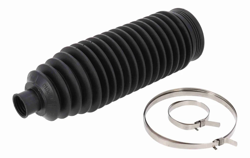 Image of VAICO V10-6232 Steering Rack Boot Front Axle Right, Plastic, Original VAICO Quality Plastic Bellow,steering (191)