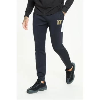 image of 11 Degrees Panel Poly Jogging Pants - Blk/Anthrcte/Wt