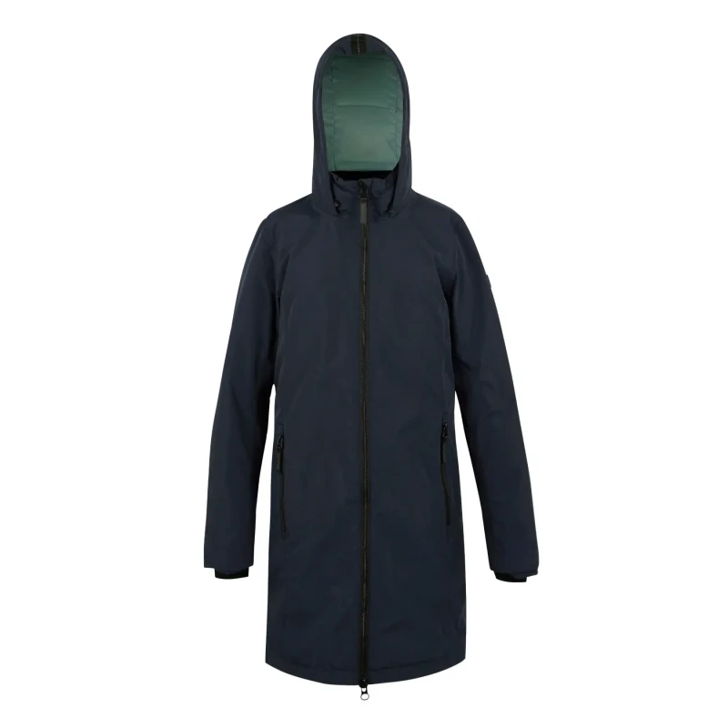 Image of Womens waterproof jacket Regatta Marron Bleu Female 40