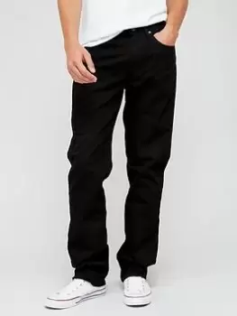 image of Levis 514 Straight Fit Jeans - Dark Indigo, Dark Indigo, Size 30, Inside Leg Short, Men