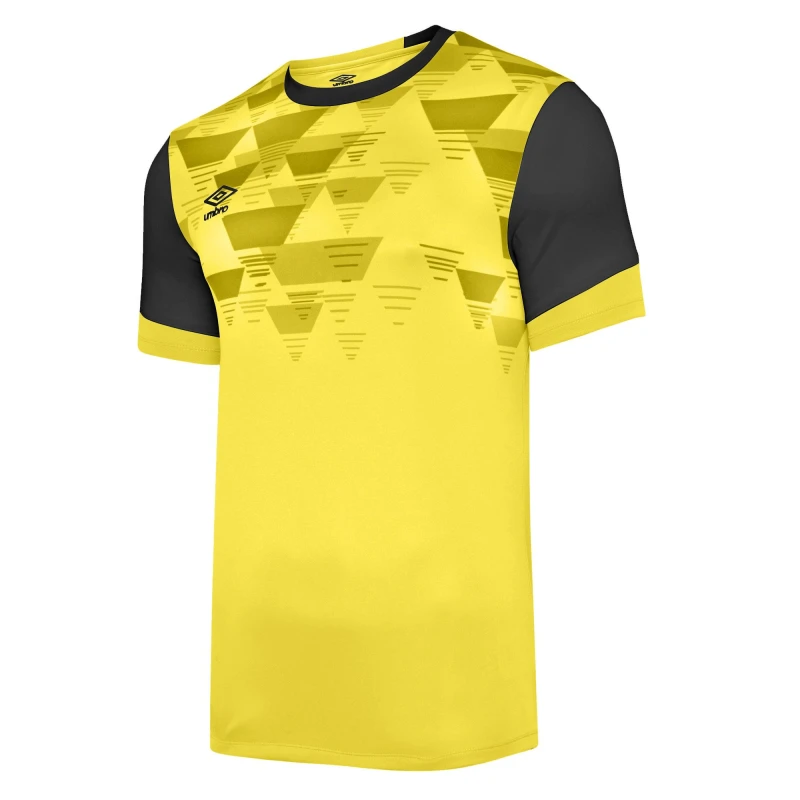Image of Umbro Vier Jersey in Bright Yellow Size: 11-12 Years Bright Yellow Unisex 11-12 Years