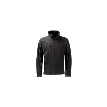 Image of Executive Mens Medium Black Soft Shell Jacket - Tuffsafe