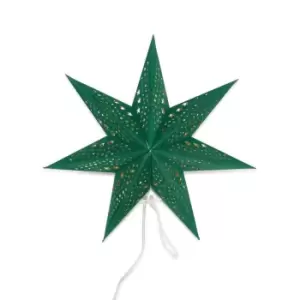 Image of Paper Star Green Light Decoration