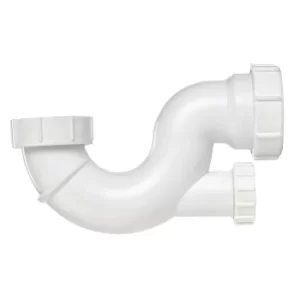 Image of MaKe Shallow Bath Trap with Cleaning Eye 40mm
