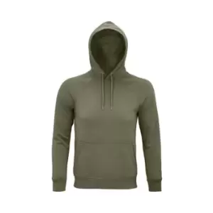 image of SOLS Unisex Adult Stellar Organic Hoodie (S) (Khaki)