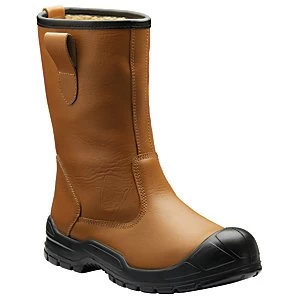 Image of Dickies Dixon Lined Safety Rigger Boot - Tan Size 10