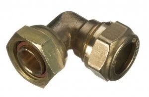 Image of Wickes Compression Bent Tap Connector - 12 x 15mm