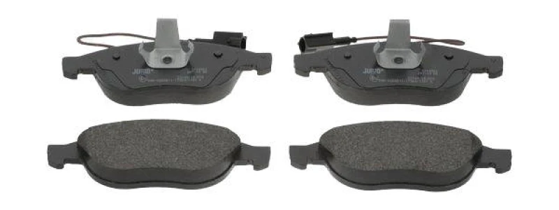 Image of JURID 571933J Brake pad set incl. wear warning contact, without accessories Brake Pad Set,disc brake (402)