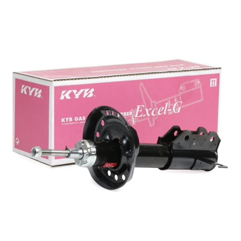 Image of KYB 339376 Shock absorber Excel-G Front Axle Left, Gas Pressure, Twin-Tube, Suspension Strut, Top pin Shock Absorber (854)
