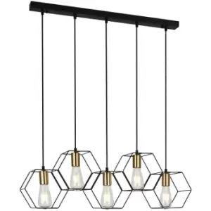 image of Netlighting Aina Modern 5 Light Bar Pendant Ceiling Light, E27