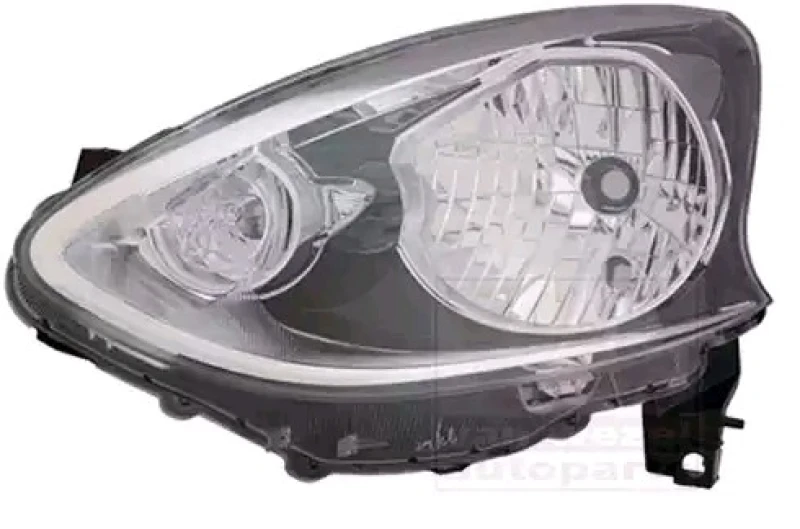 Image of VAN WEZEL 3335961 Headlights H4, Left, with motor for headlamp levelling Headlight (259)