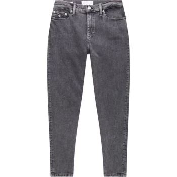 Calvin Klein Jeans Washed Mom Jeans - DENIM GREY 1BZ