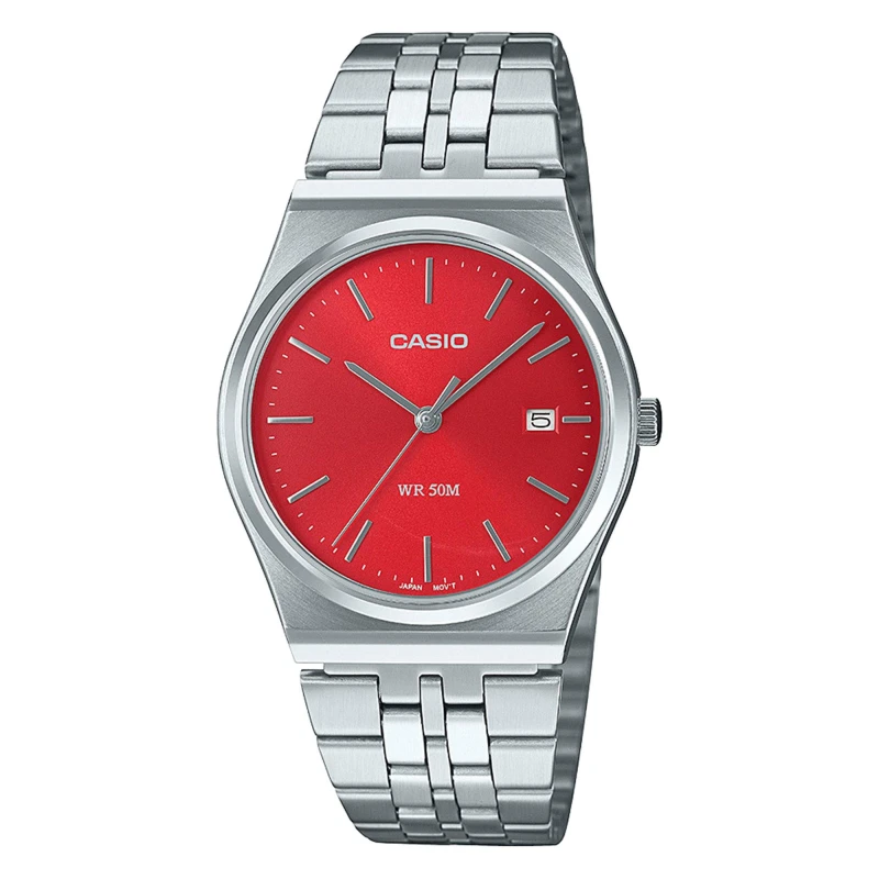 Image of Casio MTP-B145D-4A2VEF Collection 35mm Quartz Watch Silver unisex