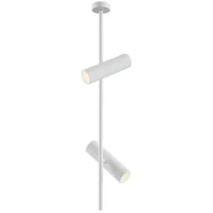 Image of Elti Ceiling Spotlight Pendant Lamp White, 2 Light, GU10