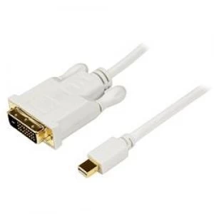 Image of StarTech.com 3ft Mini DisplayPort to DVI Adapter Converter Cable Mini DP to DVI 1920x1200 - White