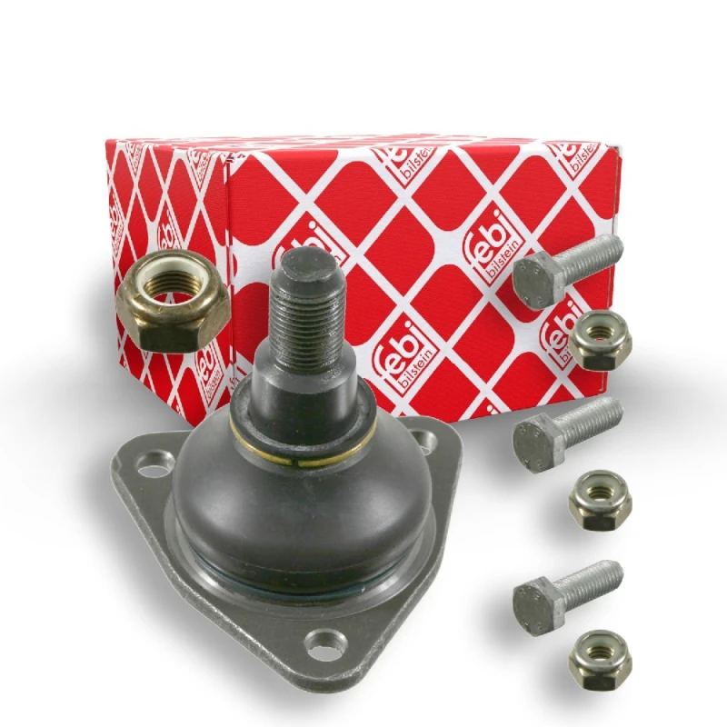 Image of FEBI BILSTEIN 22233 Ball joint OE Turbo NEW, Front Axle Right, with nuts, with bolts/screws Support-/Steering Link (2462)