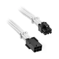 Image of BitFenix Alchemy 6-pin PCIe extension cable, 45cm, sleeved - white